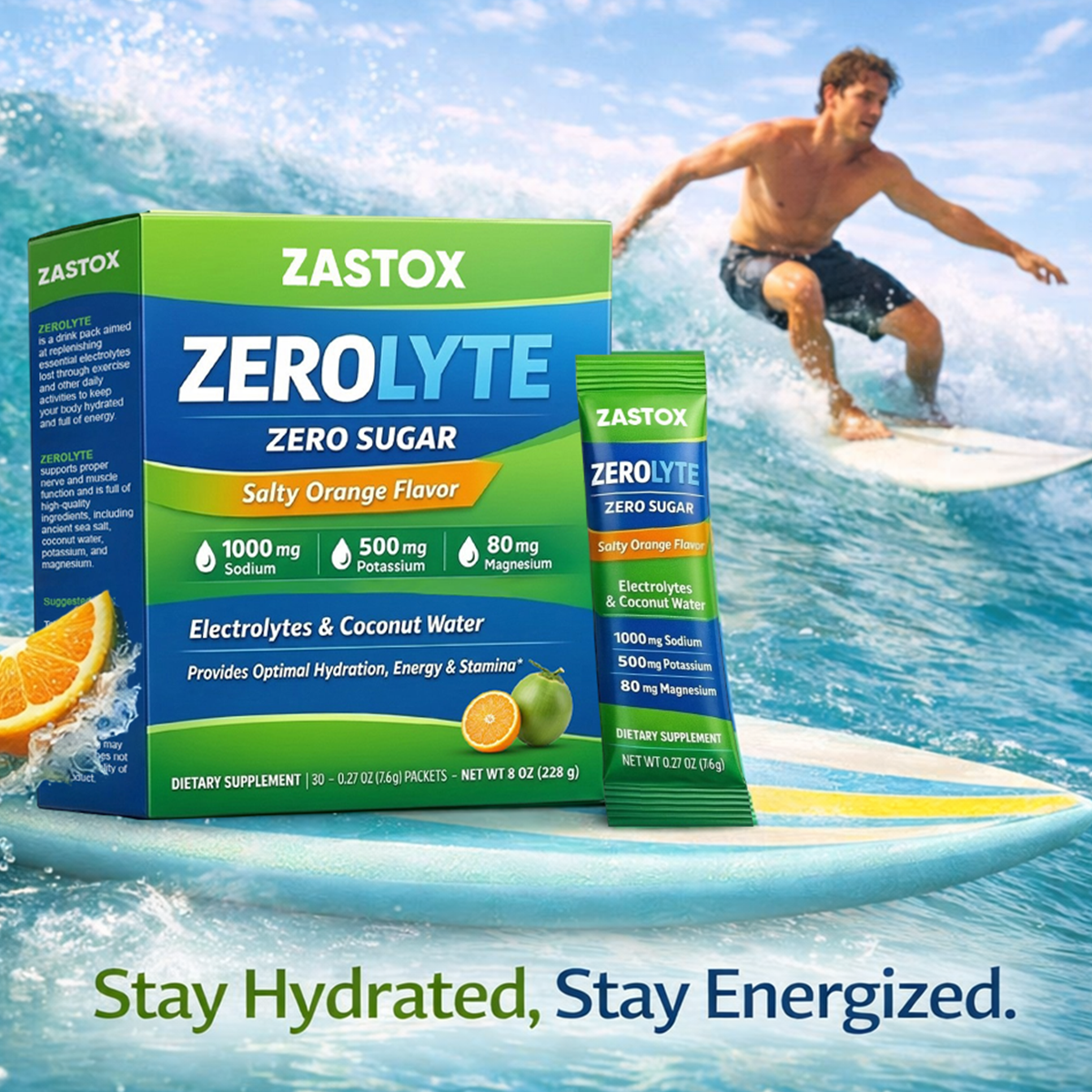 ZASTOX® ZeroLyte Salty Orange