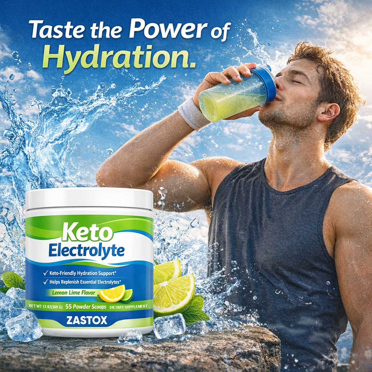 ZASTOX® Keto Electrolyte Powder
