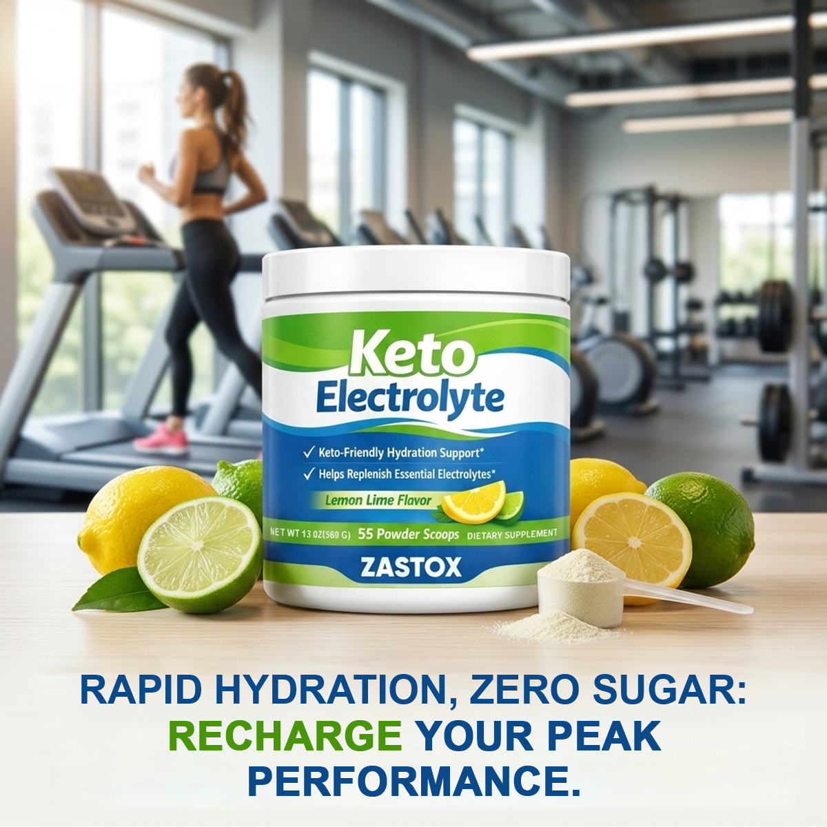 ZASTOX® Keto Electrolyte Powder